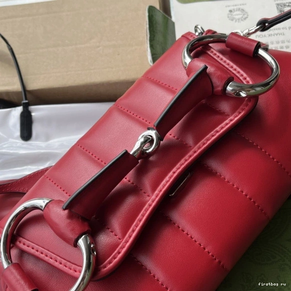 First bag ru SMALL CHAIN GUCCI HORSEBIT SHOULDER BAG 0708